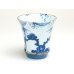 画像2: 染付松竹梅（反り型）日本酒グラス SAKE GLASS (2)