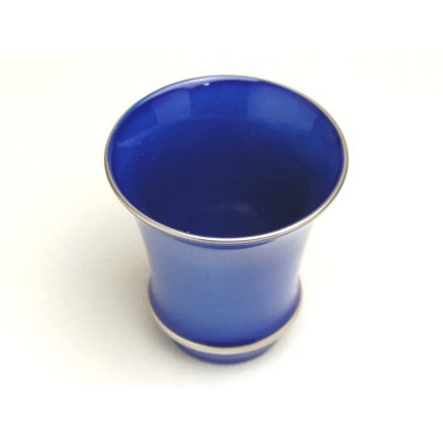 画像2: 瑠璃（反り型）日本酒グラス SAKE GLASS