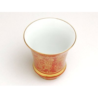 画像2: 金彩松竹梅（反り型）日本酒グラス SAKE GLASS