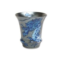 皇帝龍（反り型）日本酒グラス SAKE GLASS